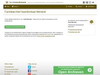 Screenshot van website