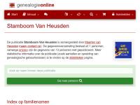 Screenshot van website