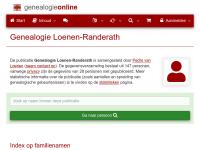 Screenshot van website