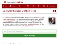 Screenshot van website