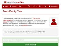 Screenshot van website