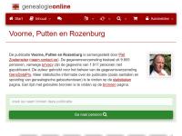 Screenshot van website