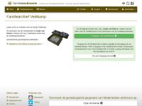 Screenshot van website