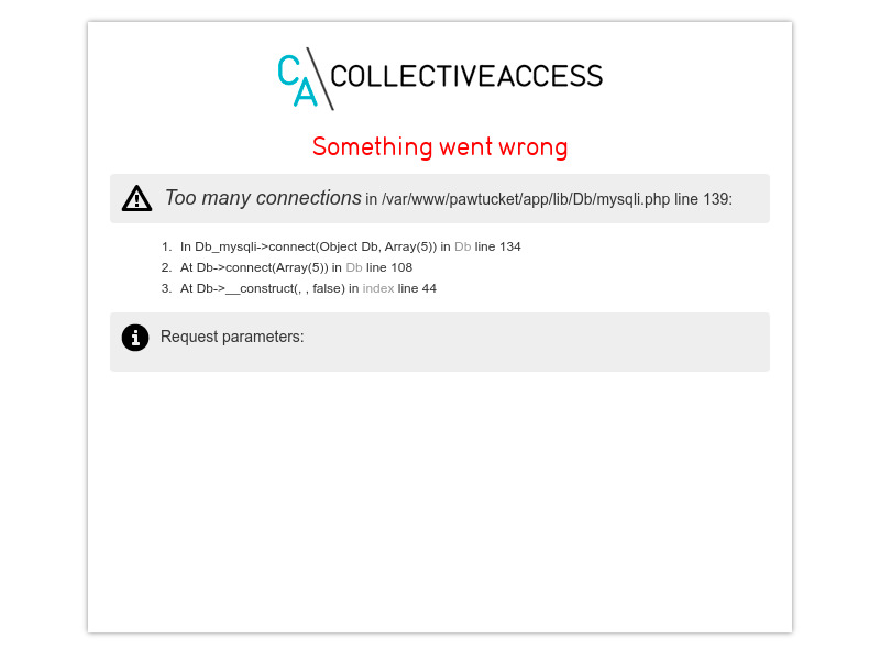 Screenshot van website