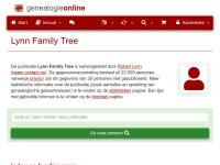 Screenshot van website