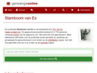 Screenshot van website