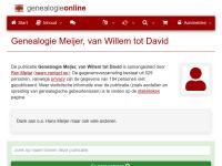 Screenshot van website