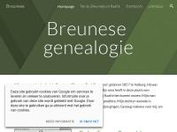 Screenshot van website