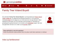 Screenshot van website