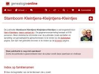 Screenshot van website