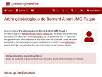 Screenshot van website