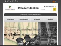 Screenshot van website