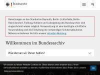 Screenshot van website