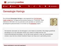 Screenshot van website