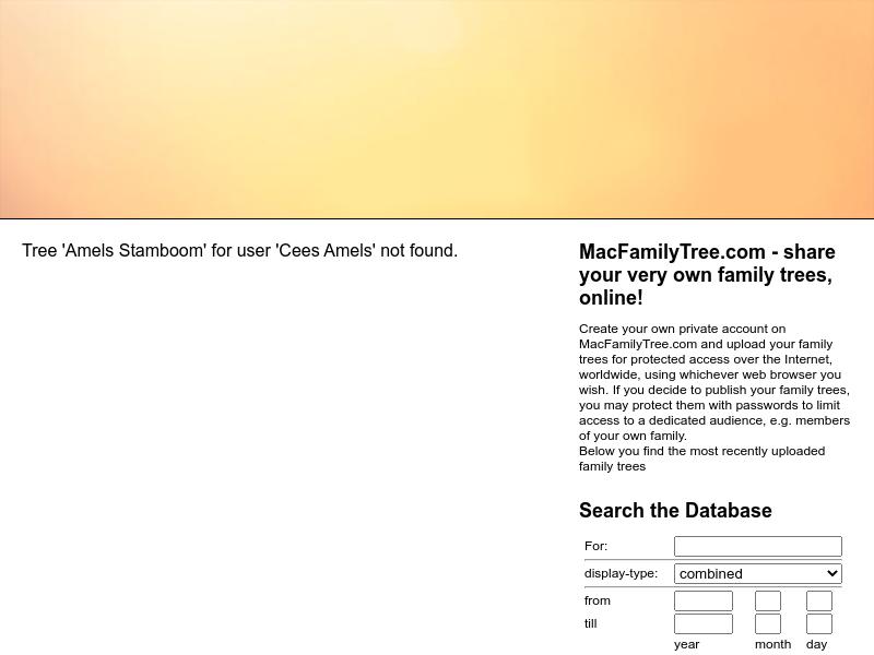 Screenshot van website