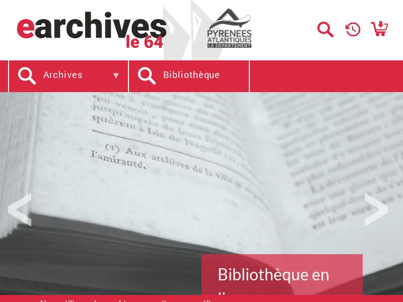 Screenshot van website