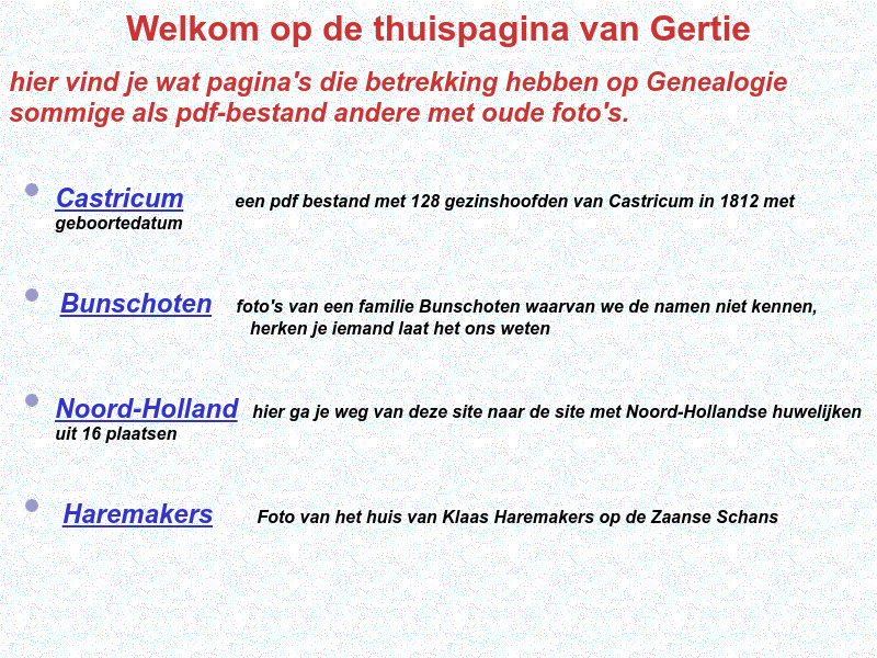 Screenshot van website