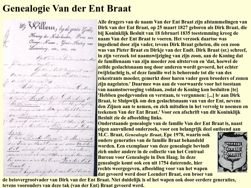 Screenshot van website