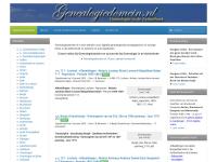 Screenshot van website